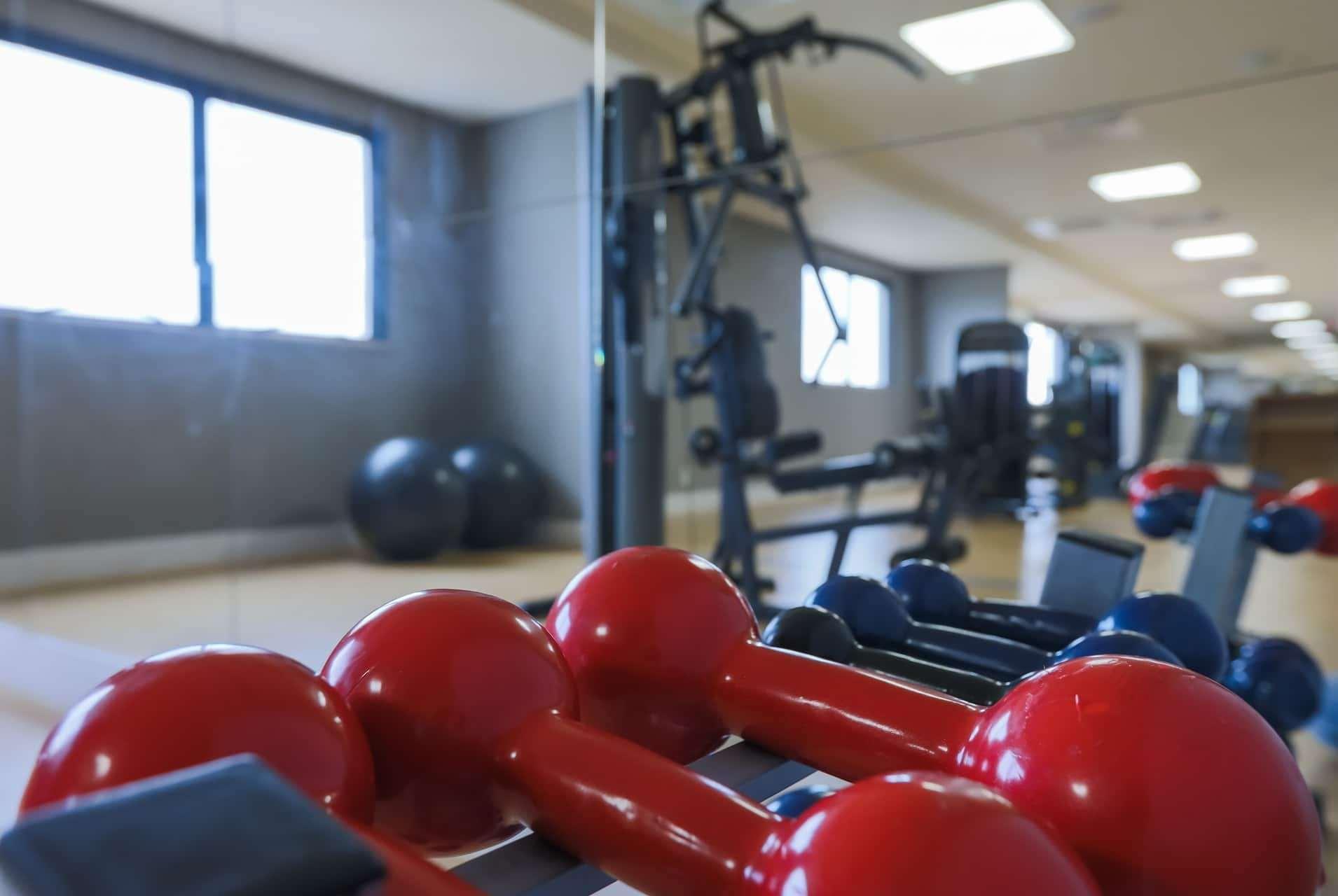 فندق Tryp By Wyndham ريبيراو بريتو المظهر الخارجي الصورة The gym at the hotel